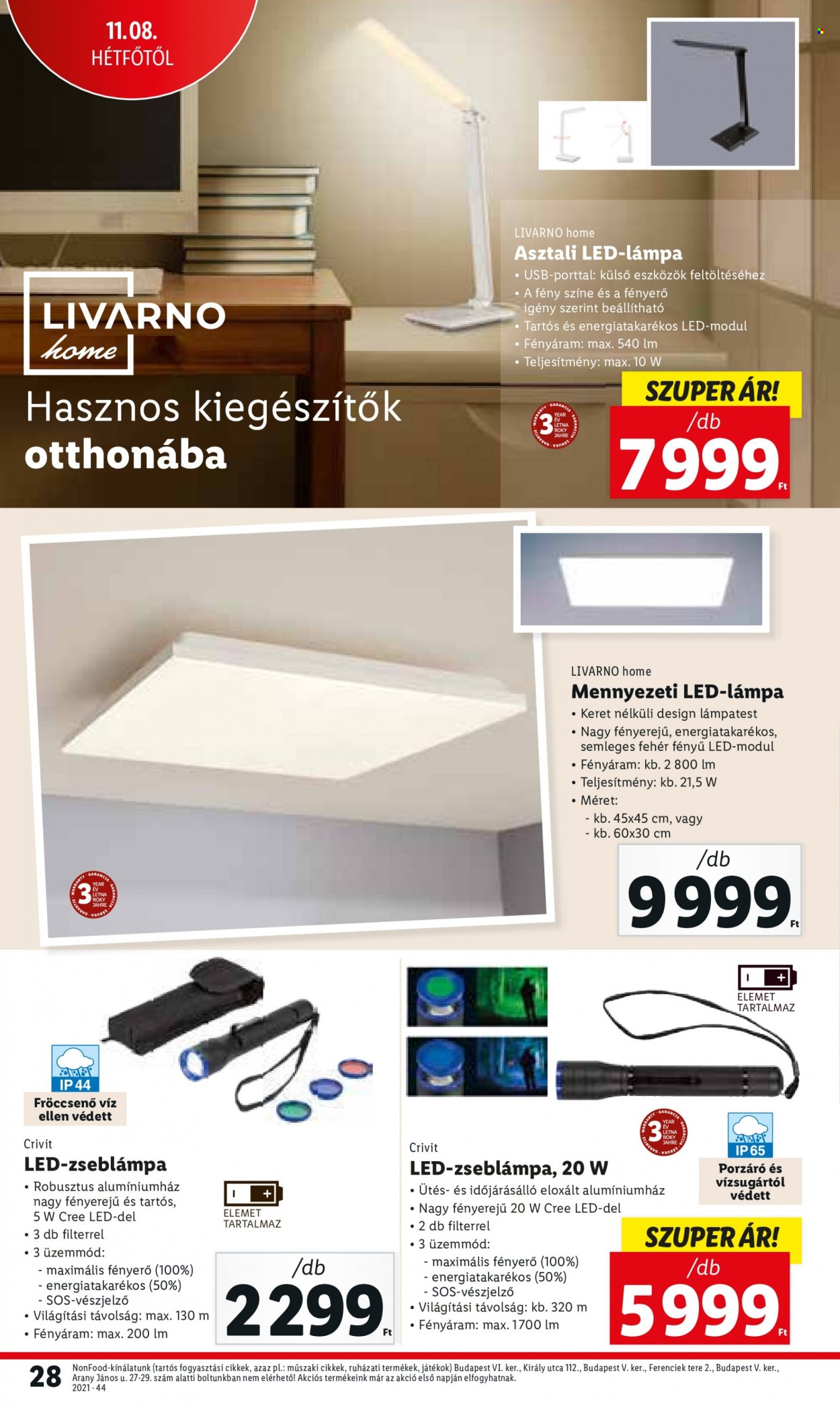 Lidl akciós újságok - 2021.11.04 - 2021.11.10. Oldal 28