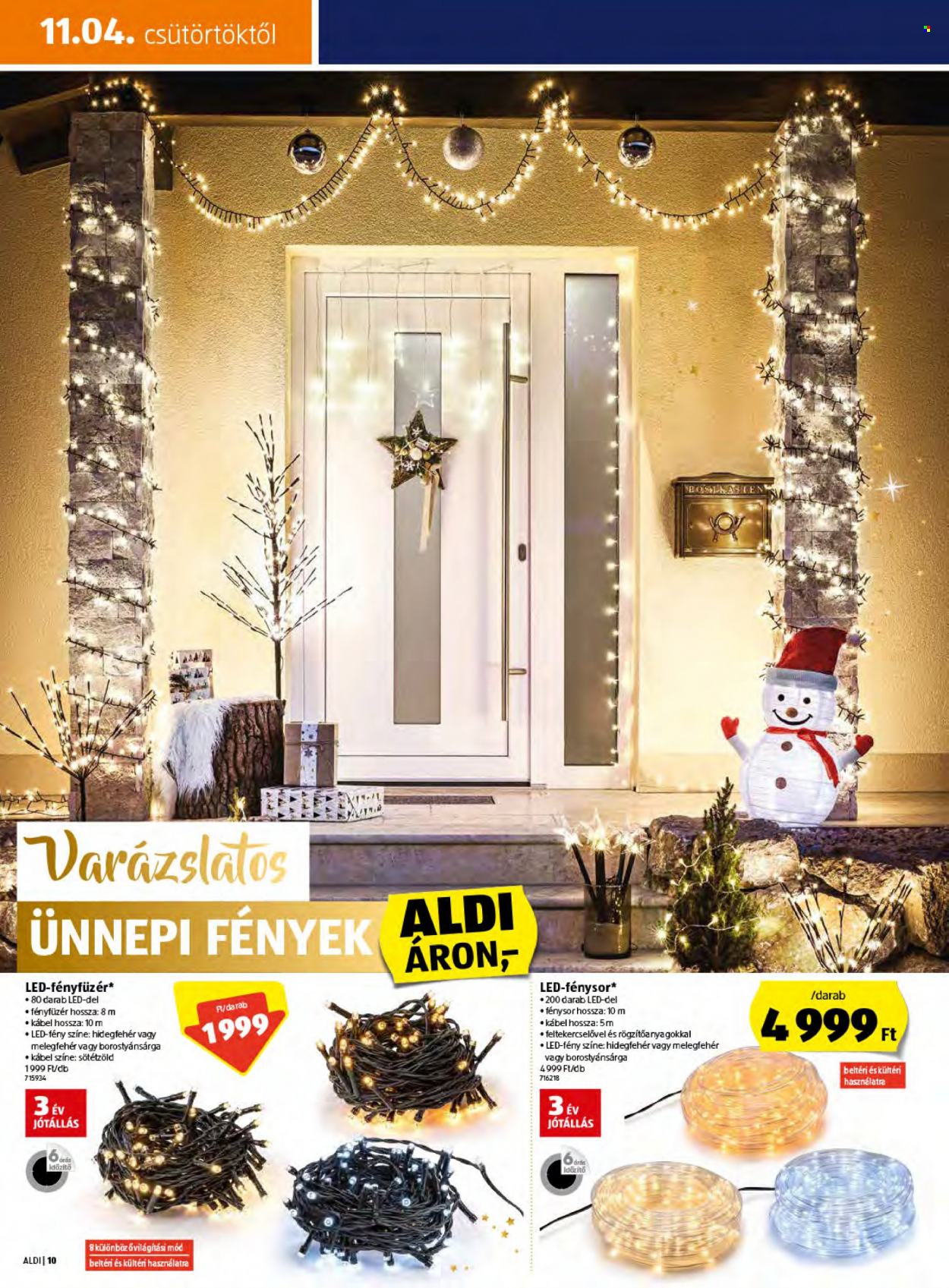 Aldi akciós újságok - 2021.11.04 - 2021.11.11. Oldal 10