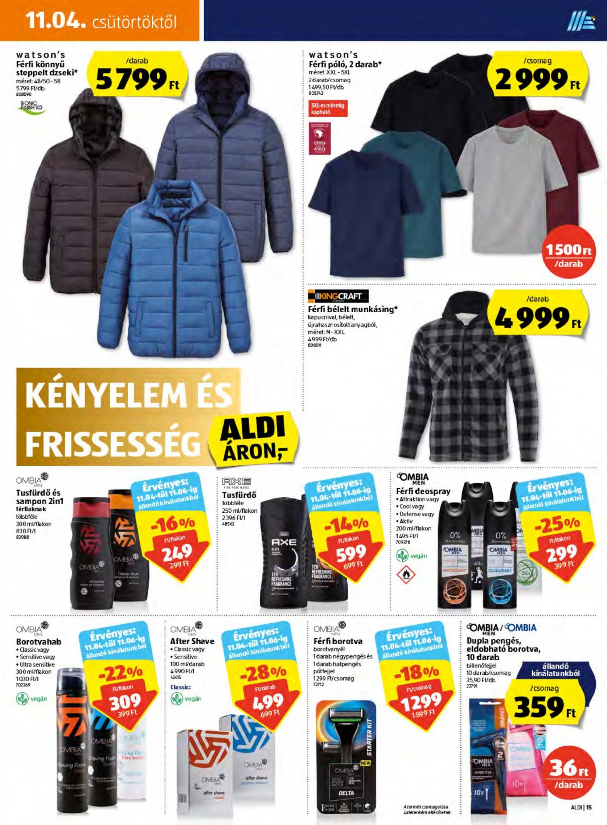 Aldi akciós újságok - 2021.11.04 - 2021.11.11. Oldal 15