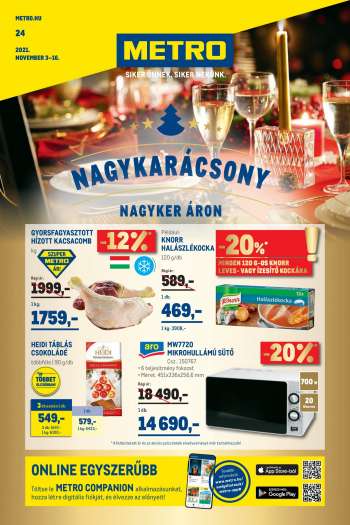 Újság Metro - 2021.11.03 - 2021.11.16.