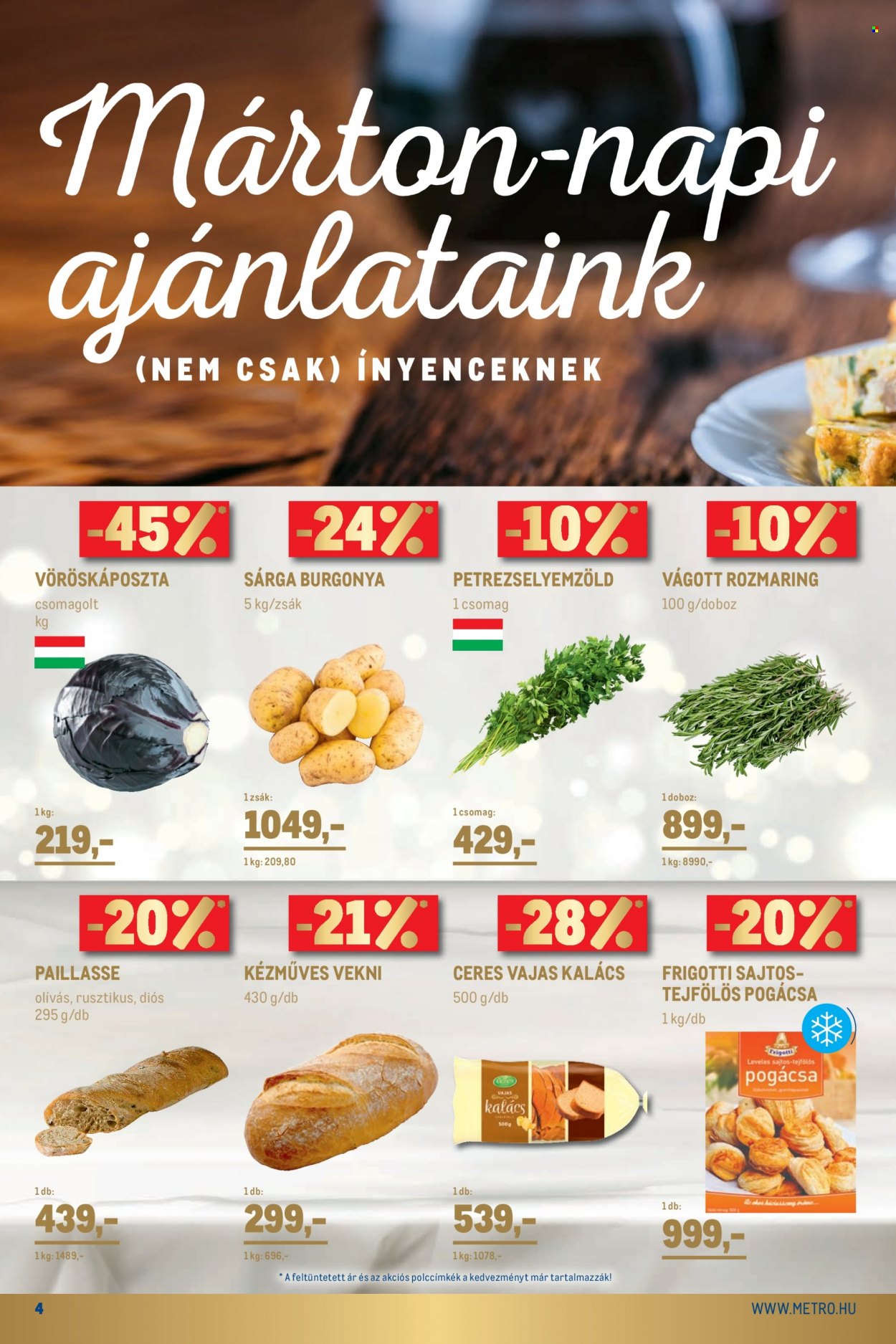 Metro akciós újságok - 2021.11.03 - 2021.11.16. Oldal 4