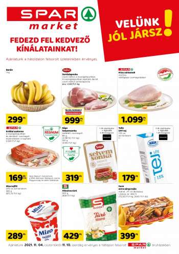 Újság SPAR market - 2021.11.04 - 2021.11.10.