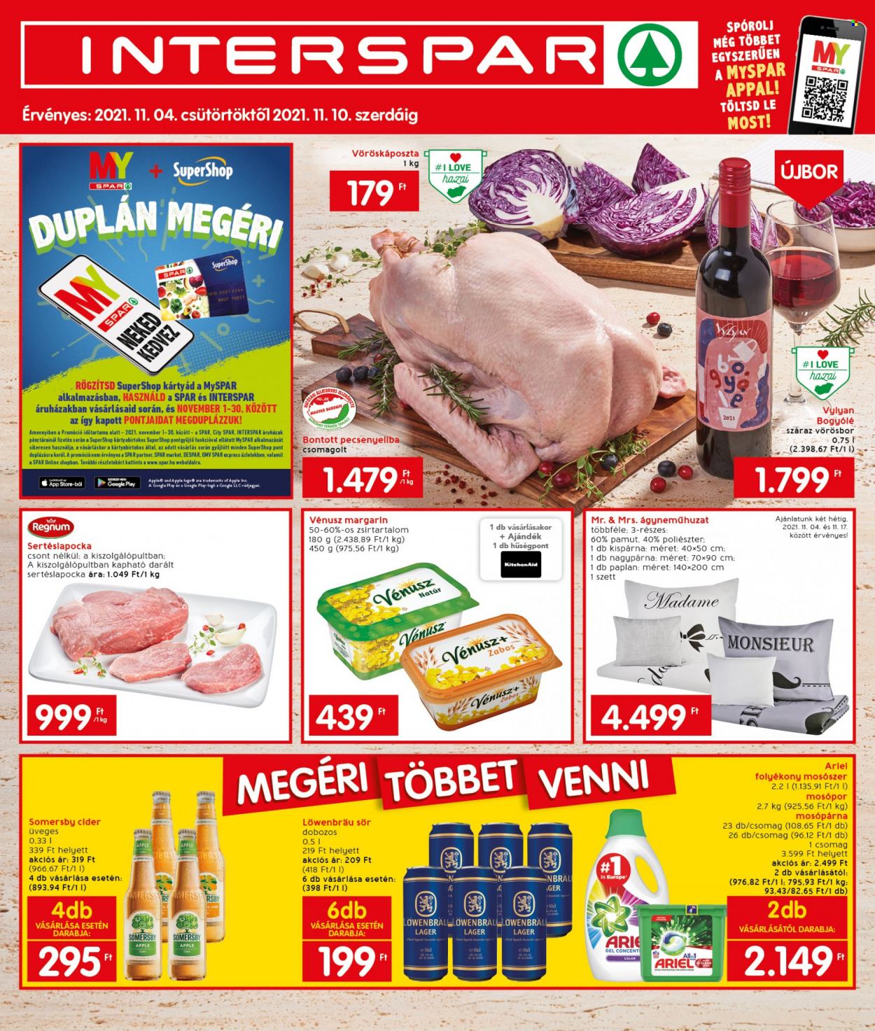 INTERSPAR akciós újságok - 2021.11.04 - 2021.11.10. Oldal 1