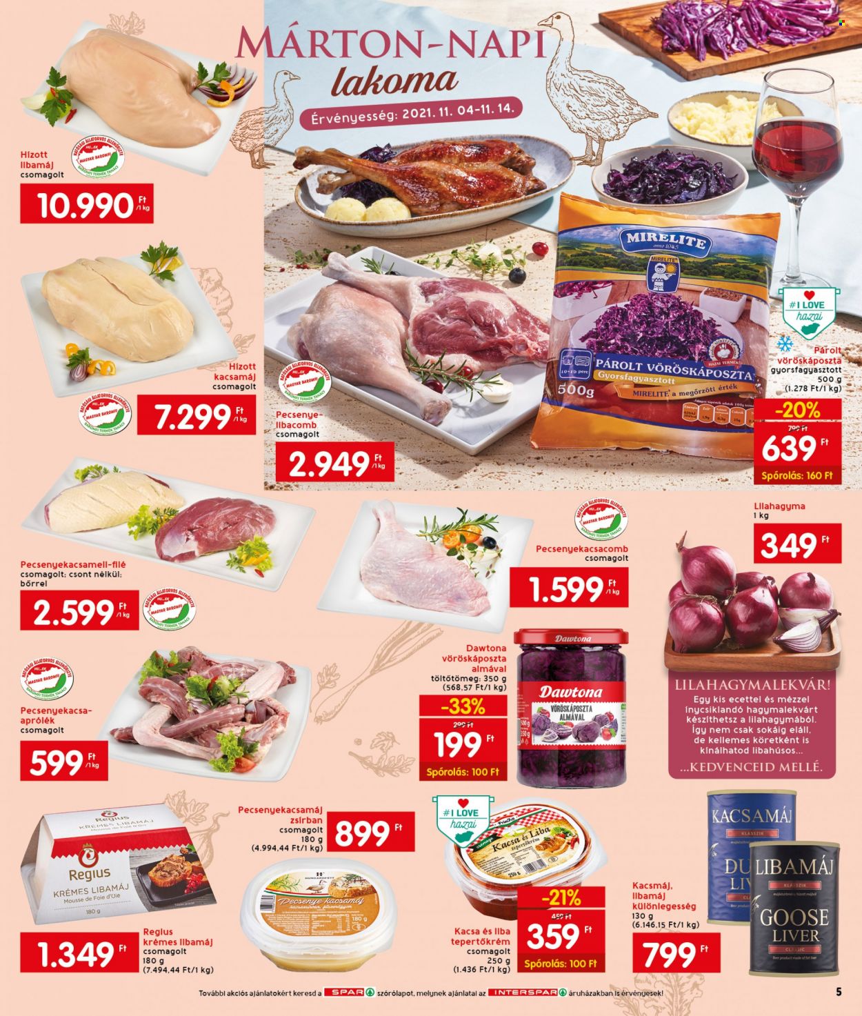 INTERSPAR akciós újságok - 2021.11.04 - 2021.11.10. Oldal 5