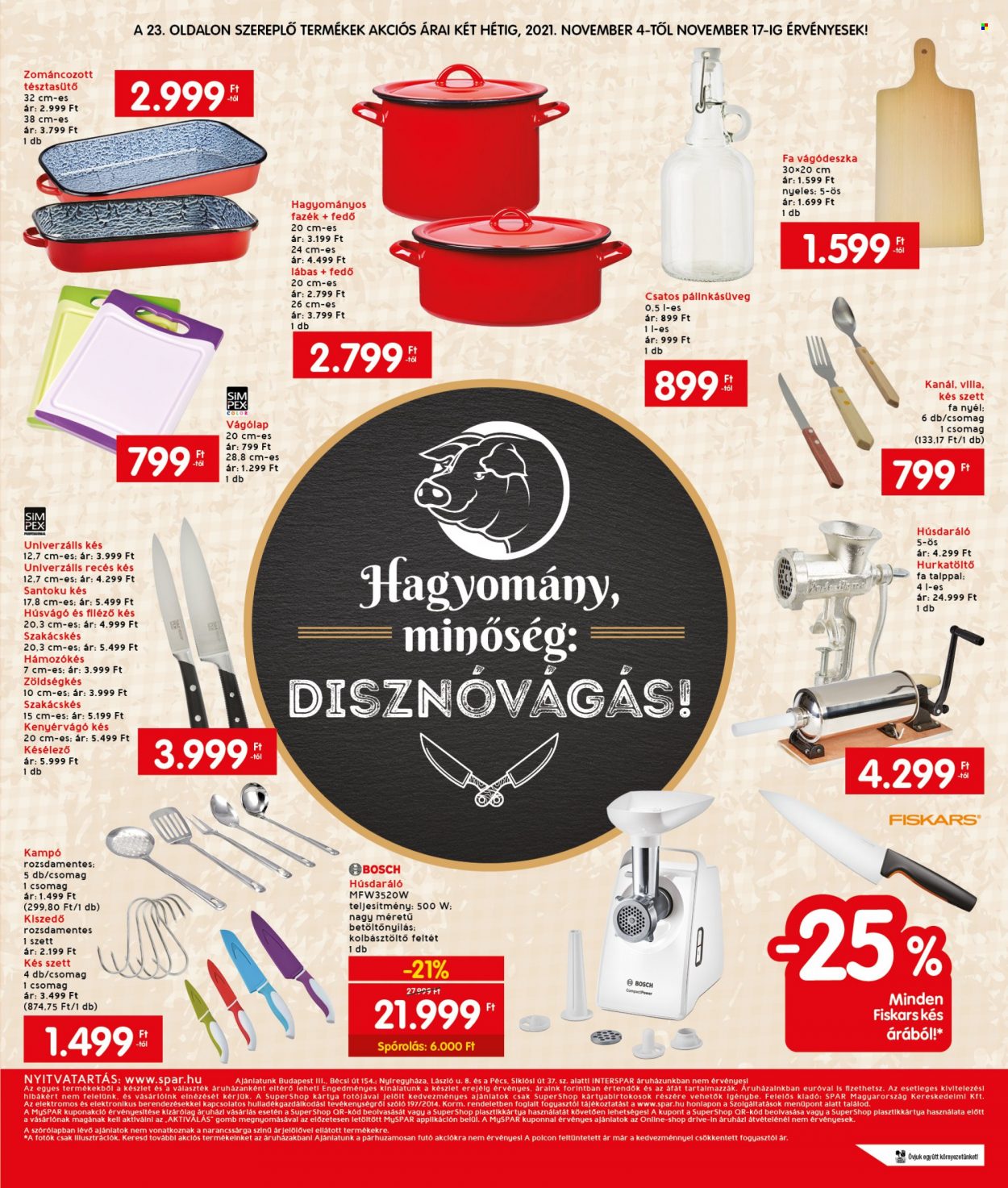 INTERSPAR akciós újságok - 2021.11.04 - 2021.11.10. Oldal 29