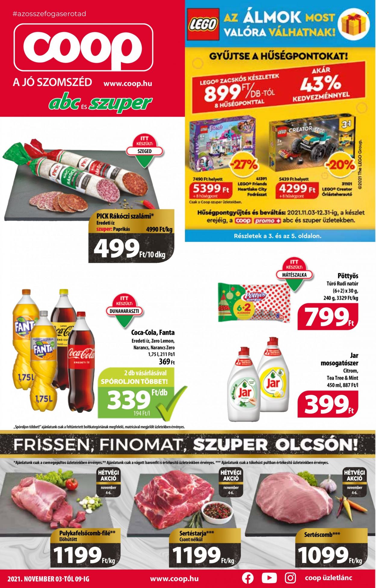 Coop akciós újságok - 2021.11.03 - 2021.11.09. Oldal 1