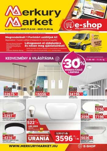 Újság Merkury Market - 2021.11.02 - 2021.11.30.