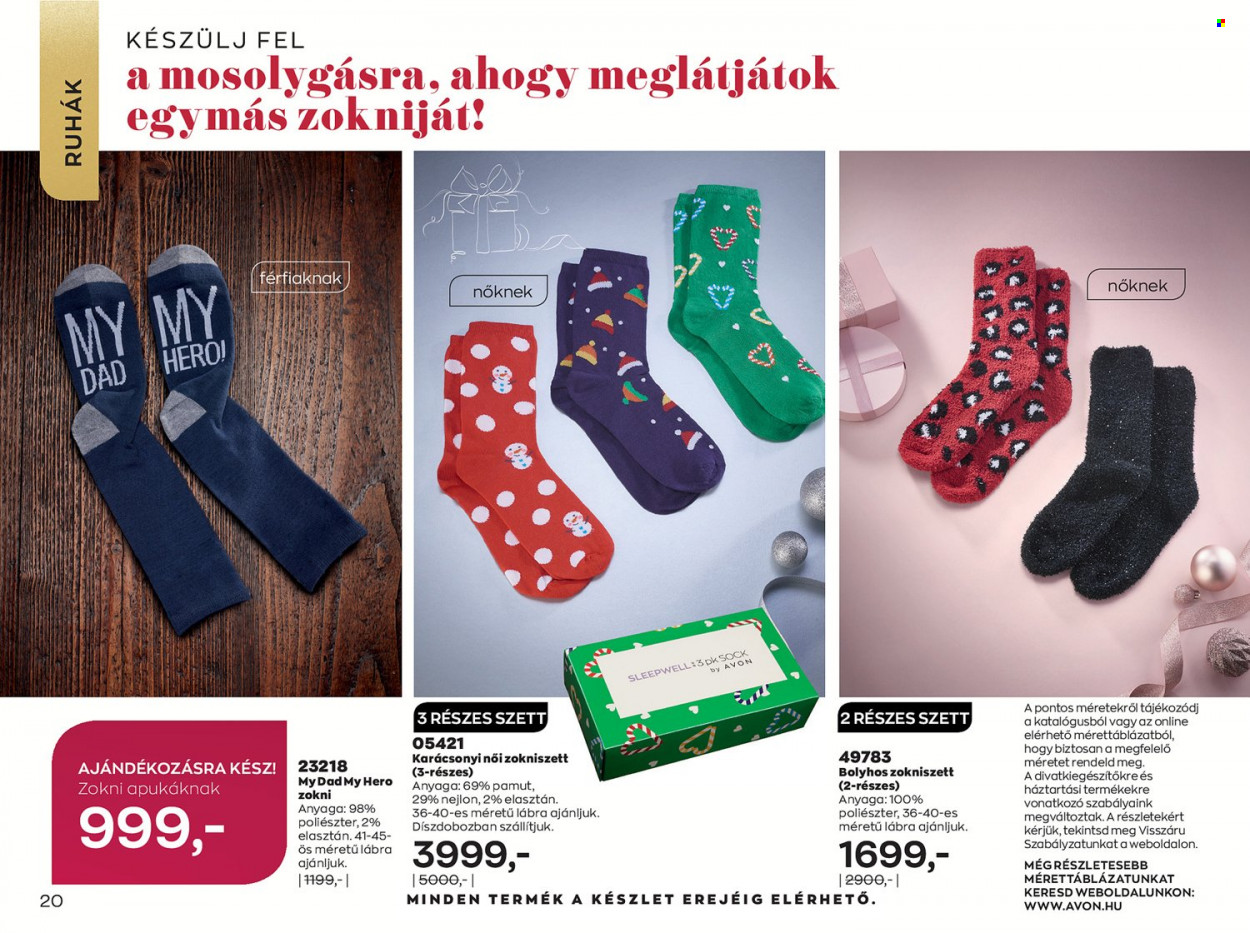 Avon akciós újságok - 2021.11.01 - 2021.11.30. Oldal 20