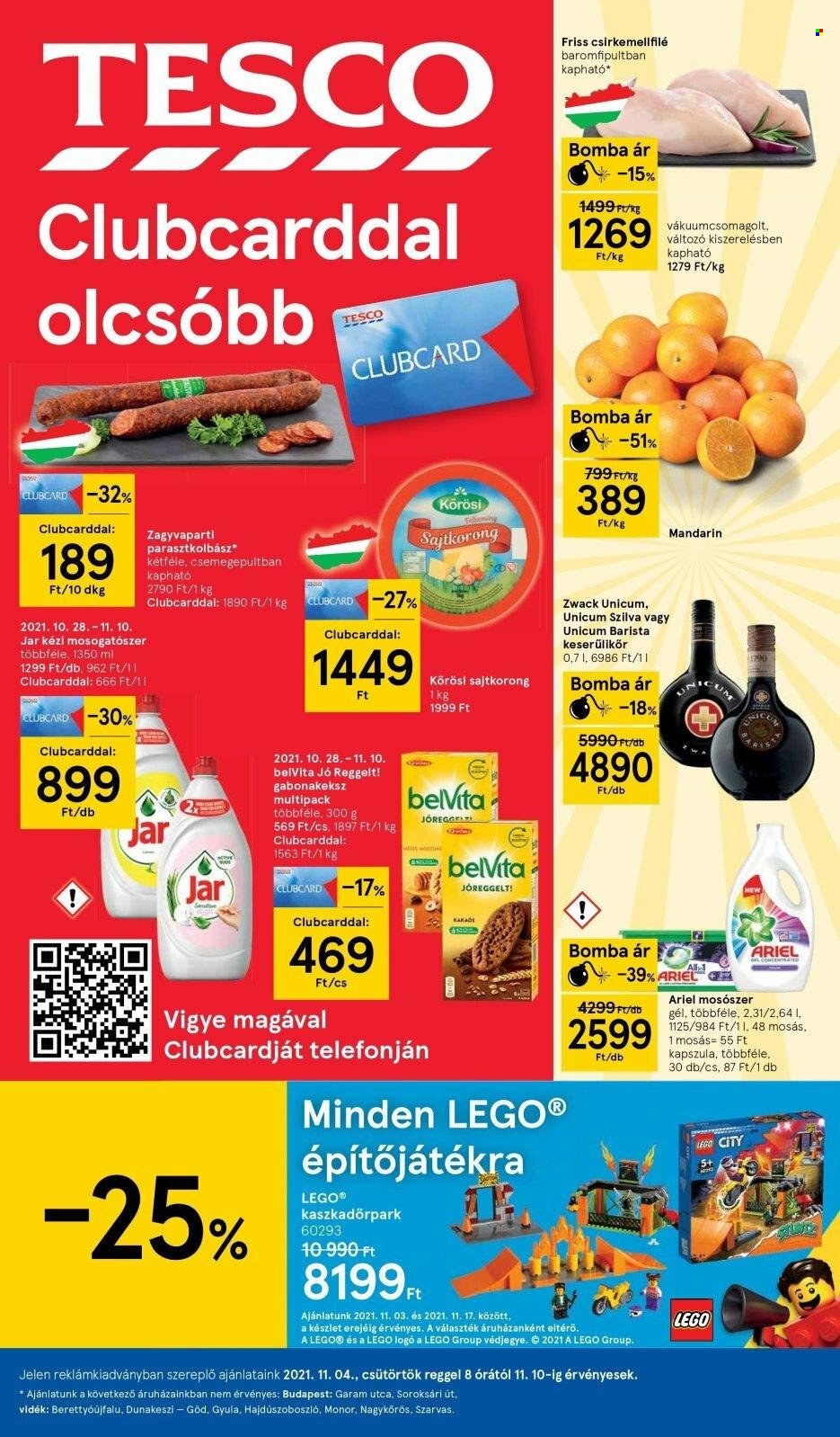 TESCO akciós újságok - 2021.11.04 - 2021.11.10. Oldal 1