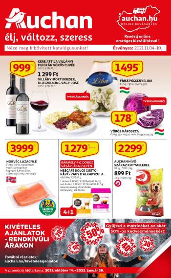 Újság Auchan - 2021.11.04 - 2021.11.10.