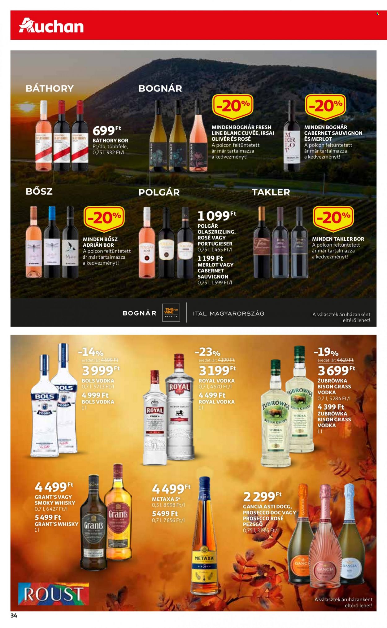Auchan akciós újságok - 2021.11.04 - 2021.11.10. Oldal 34