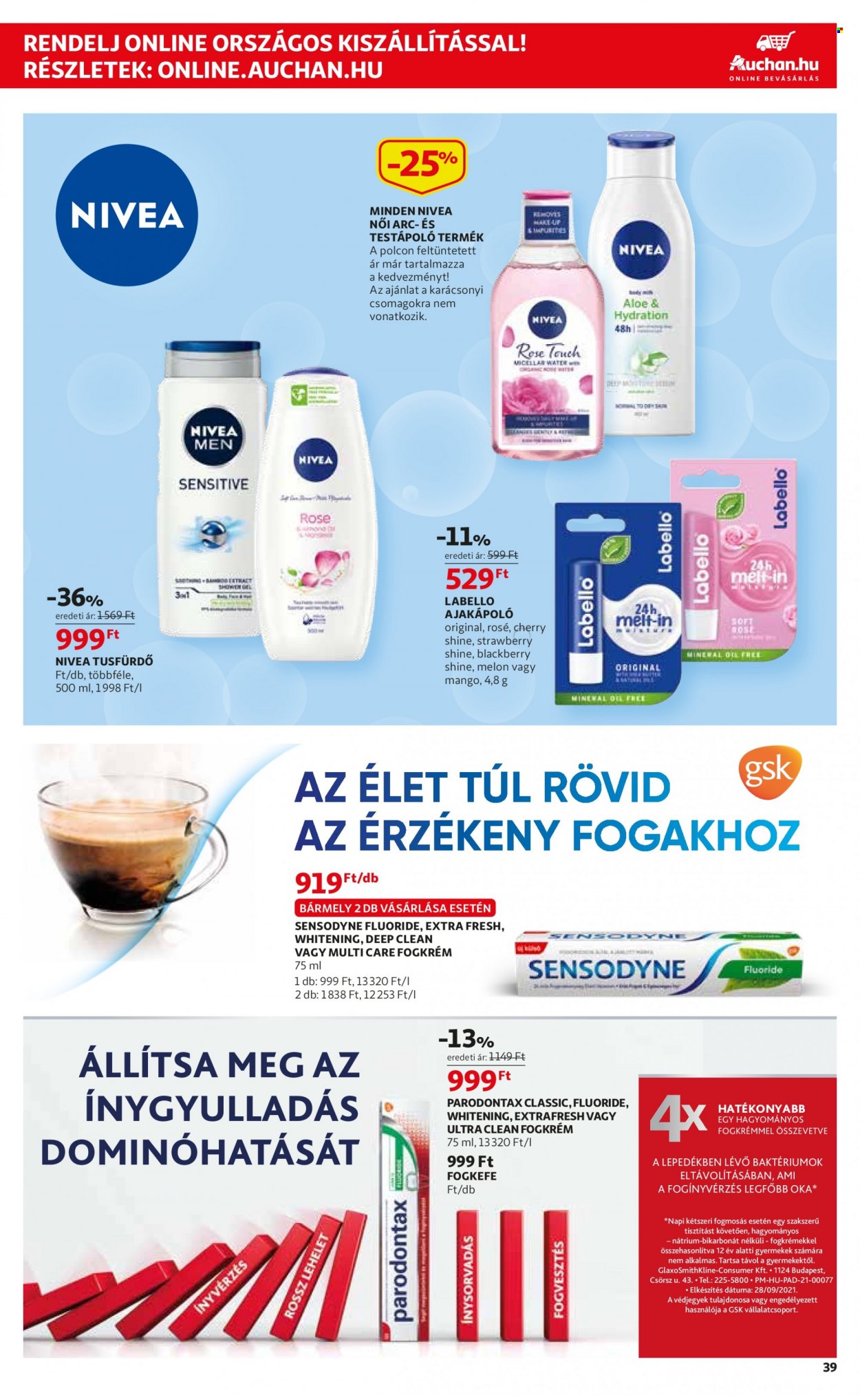 Auchan akciós újságok - 2021.11.04 - 2021.11.10. Oldal 39