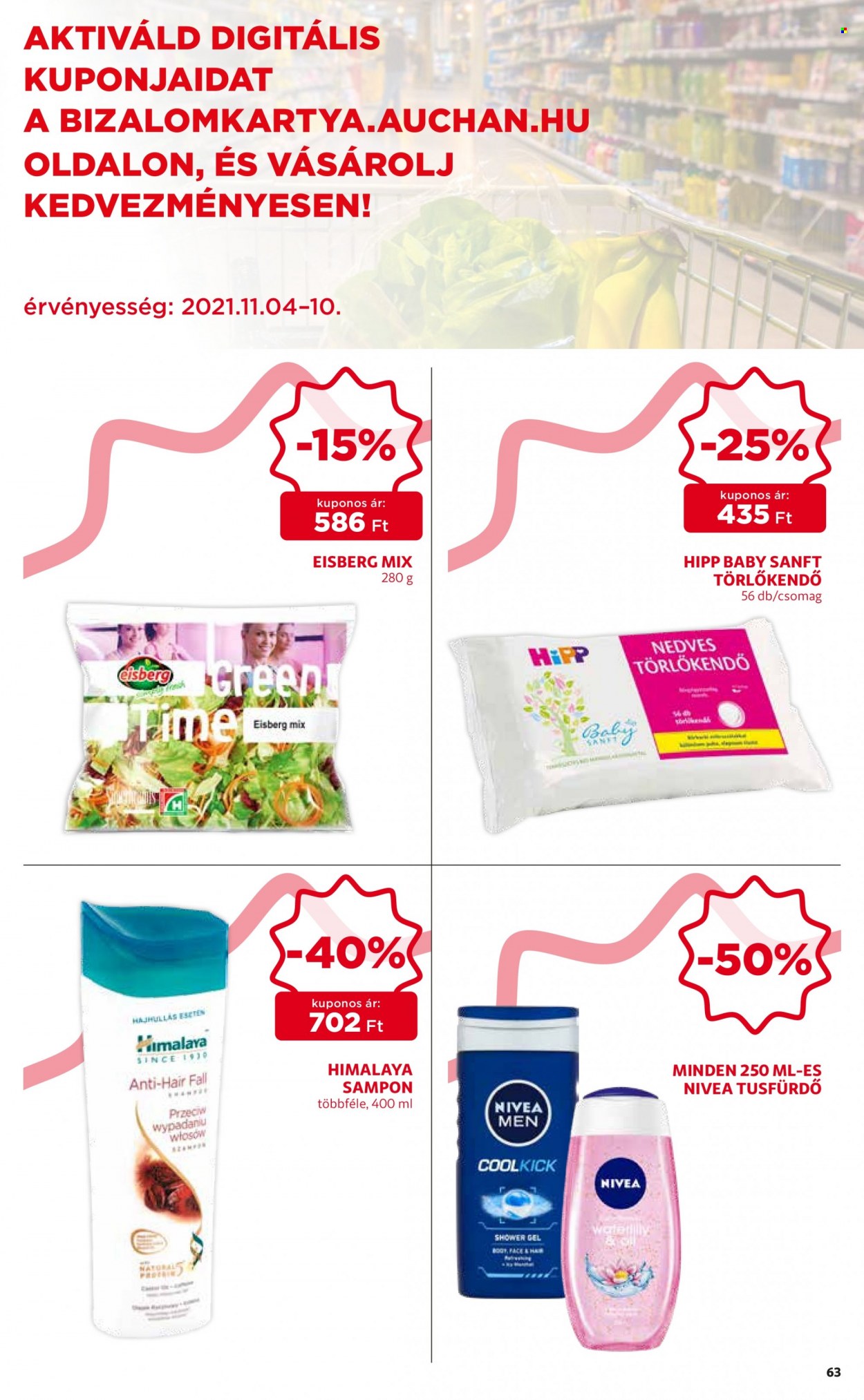 Auchan akciós újságok - 2021.11.04 - 2021.11.10. Oldal 63