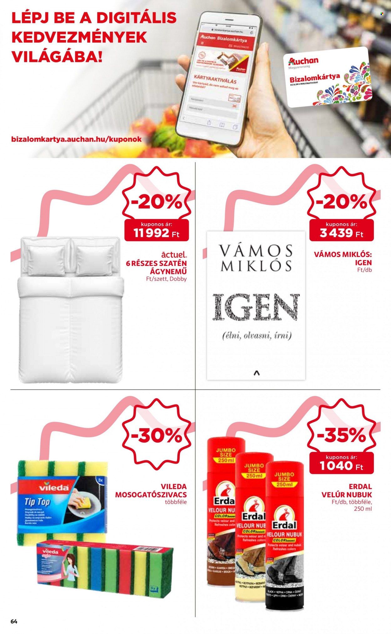 Auchan akciós újságok - 2021.11.04 - 2021.11.10. Oldal 64