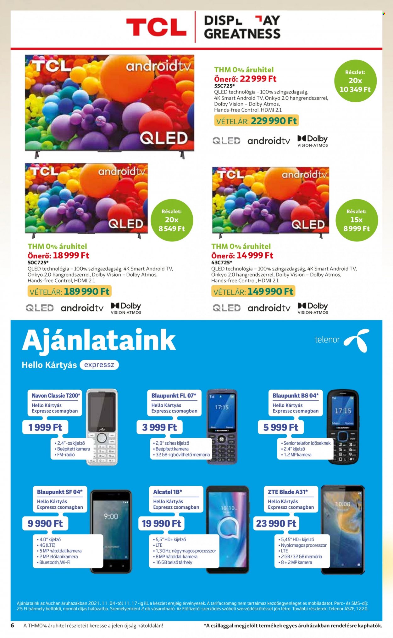 Auchan akciós újságok - 2021.11.04 - 2021.11.17. Oldal 6