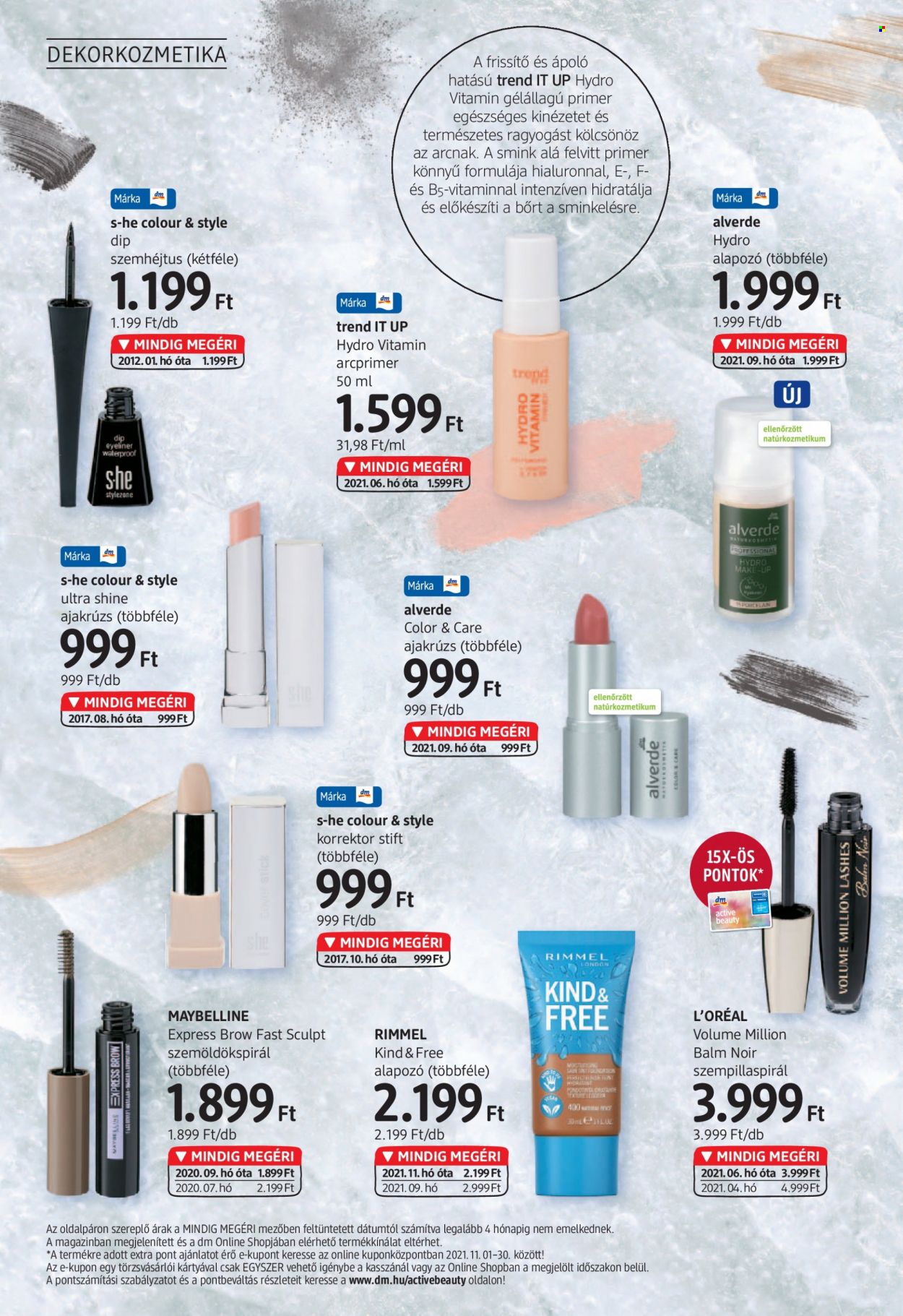 dm drogerie markt akciós újságok - 2021.11.04 - 2021.11.30. Oldal 8