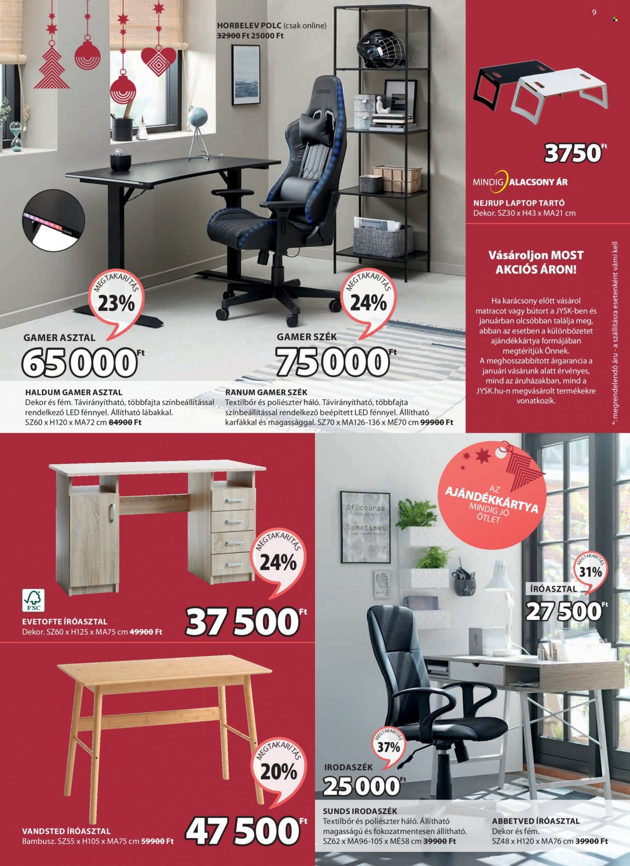 JYSK akciós újságok - 2021.11.04 - 2021.11.17. Oldal 9