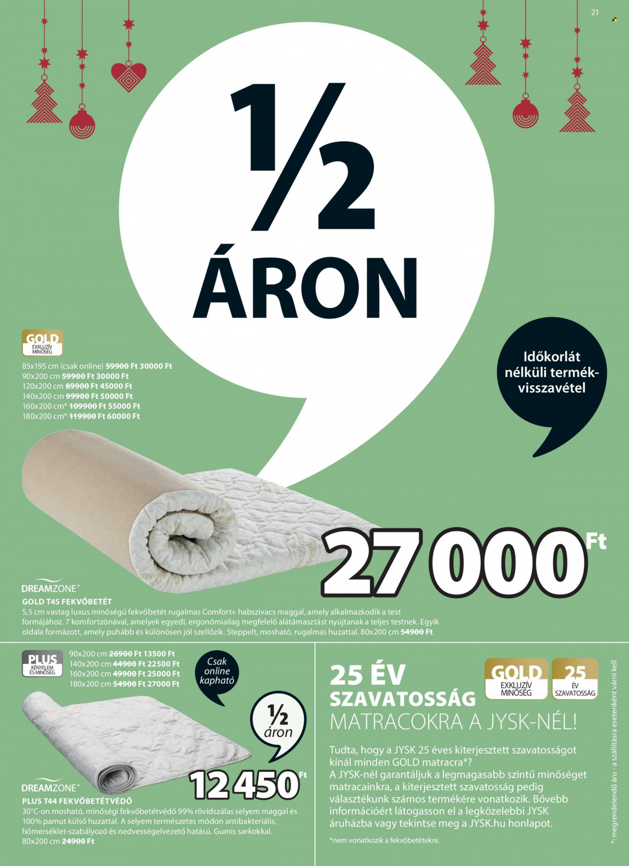 JYSK akciós újságok - 2021.11.04 - 2021.11.17. Oldal 21