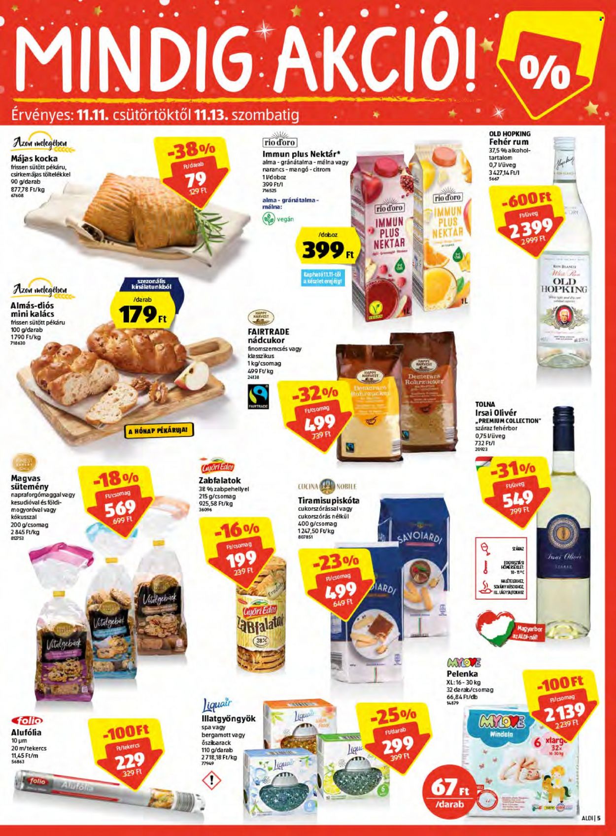 Aldi akciós újságok - 2021.11.11 - 2021.11.17. Oldal 5