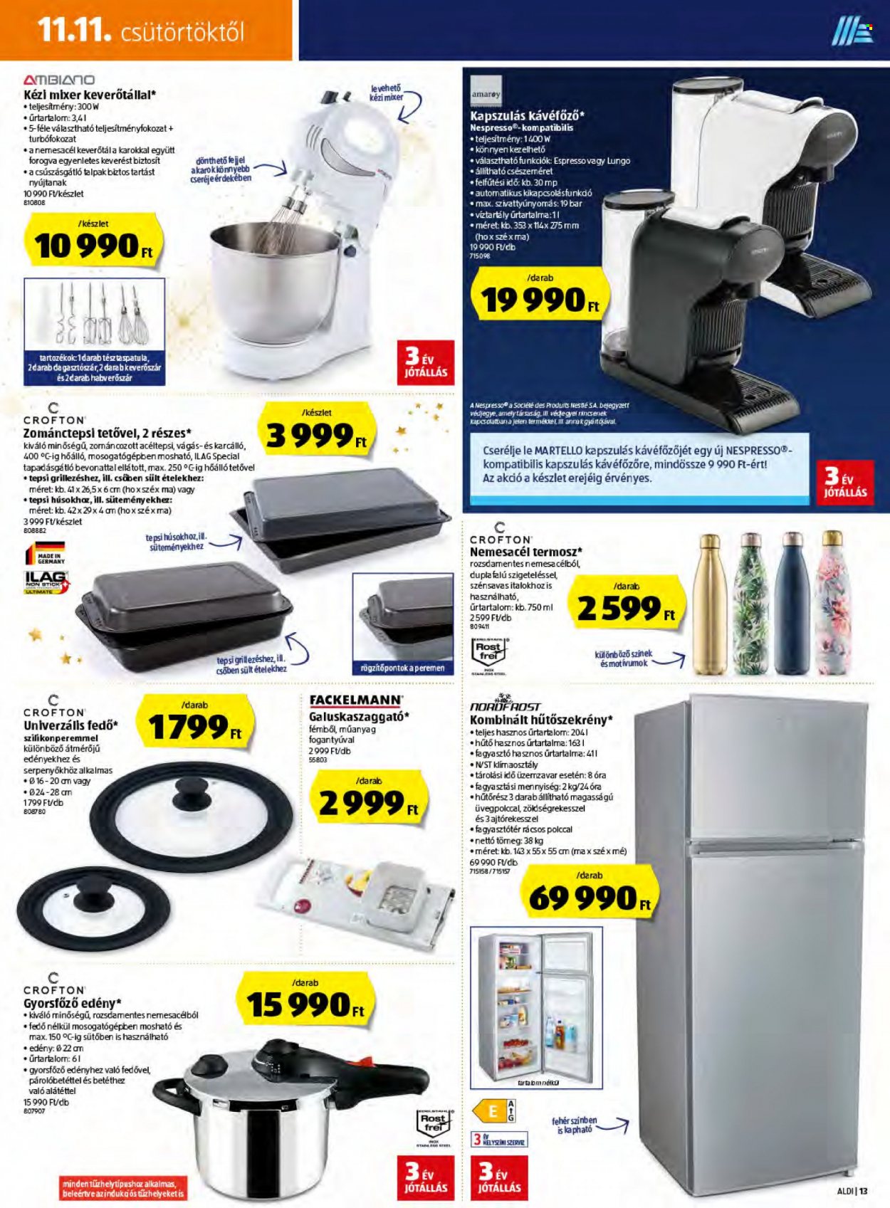 Aldi akciós újságok - 2021.11.11 - 2021.11.17. Oldal 13