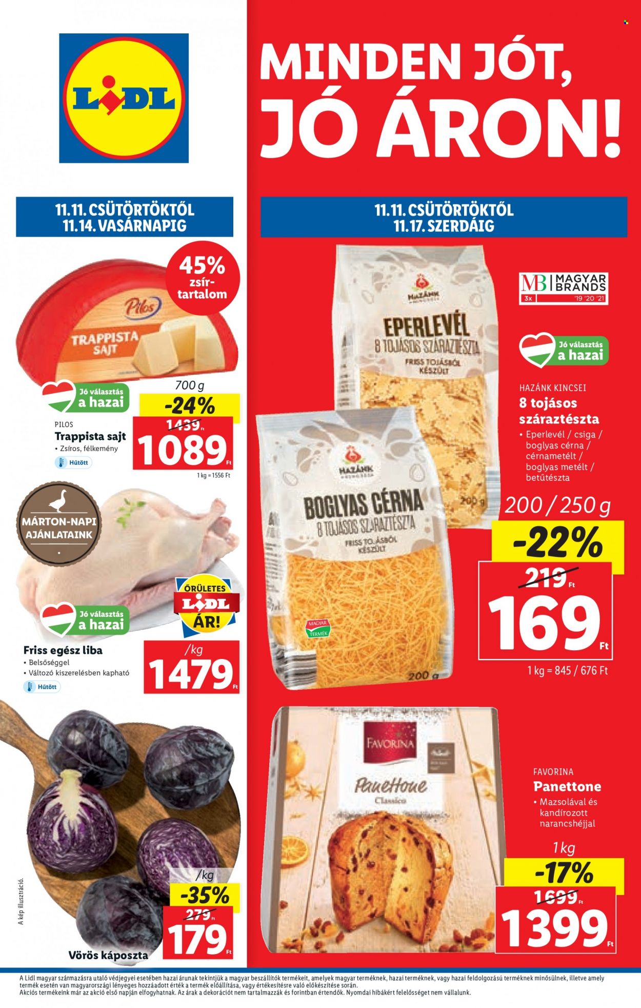 Lidl akciós újságok - 2021.11.11 - 2021.11.17. Oldal 1