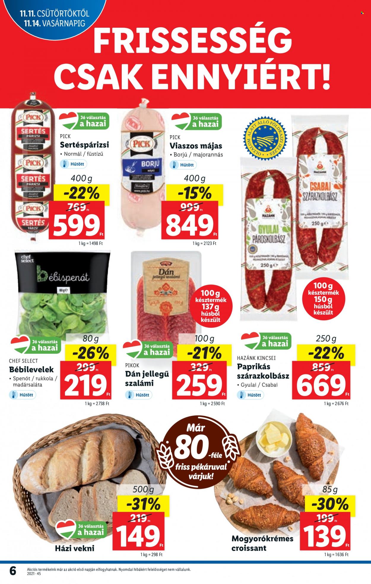 Lidl akciós újságok - 2021.11.11 - 2021.11.17. Oldal 6