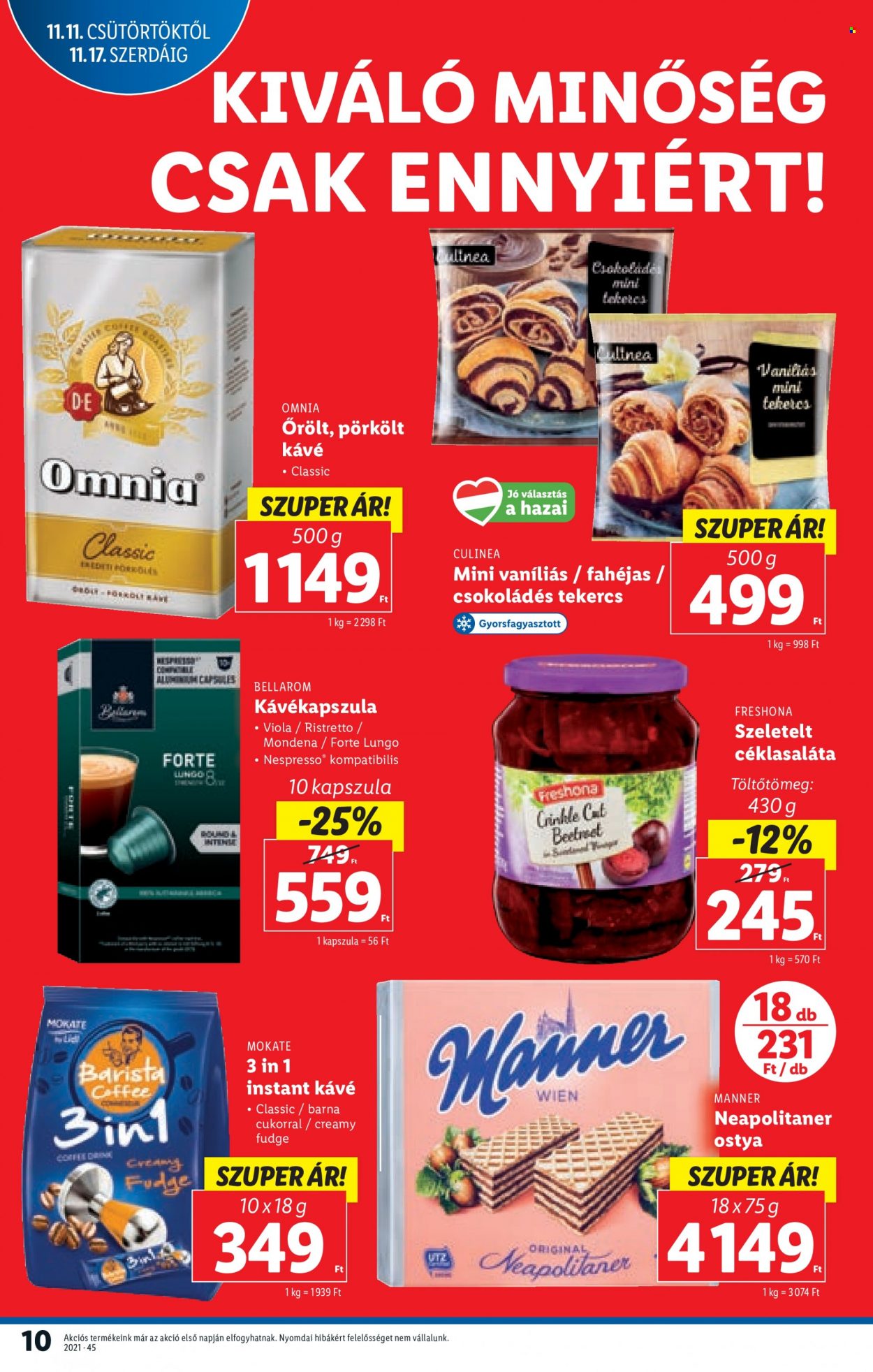 Lidl akciós újságok - 2021.11.11 - 2021.11.17. Oldal 10