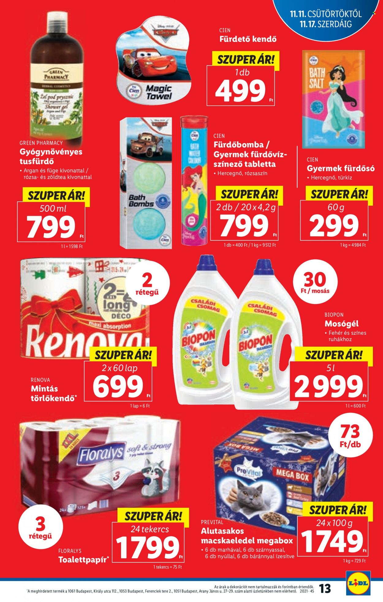 Lidl akciós újságok - 2021.11.11 - 2021.11.17. Oldal 13