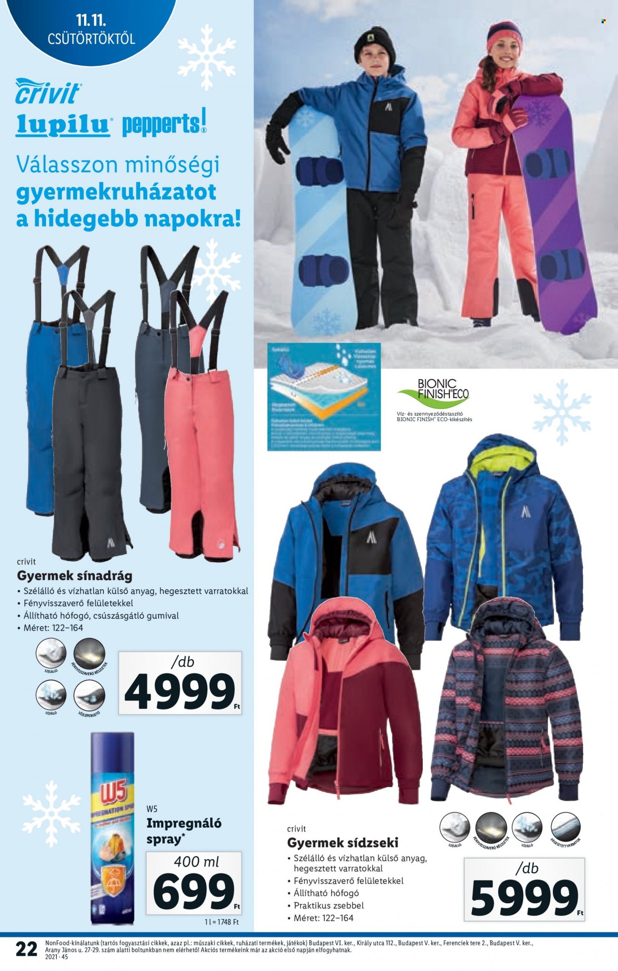 Lidl akciós újságok - 2021.11.11 - 2021.11.17. Oldal 22