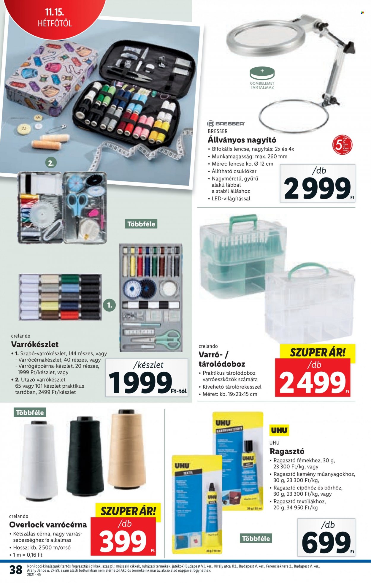 Lidl akciós újságok - 2021.11.11 - 2021.11.17. Oldal 38