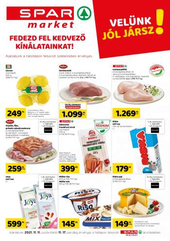 Újság SPAR market - 2021.11.11 - 2021.11.17.