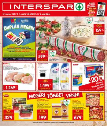 Újság INTERSPAR - 2021.11.11 - 2021.11.17.