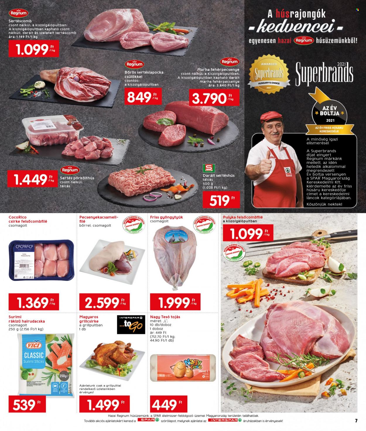 INTERSPAR akciós újságok - 2021.11.11 - 2021.11.17. Oldal 9