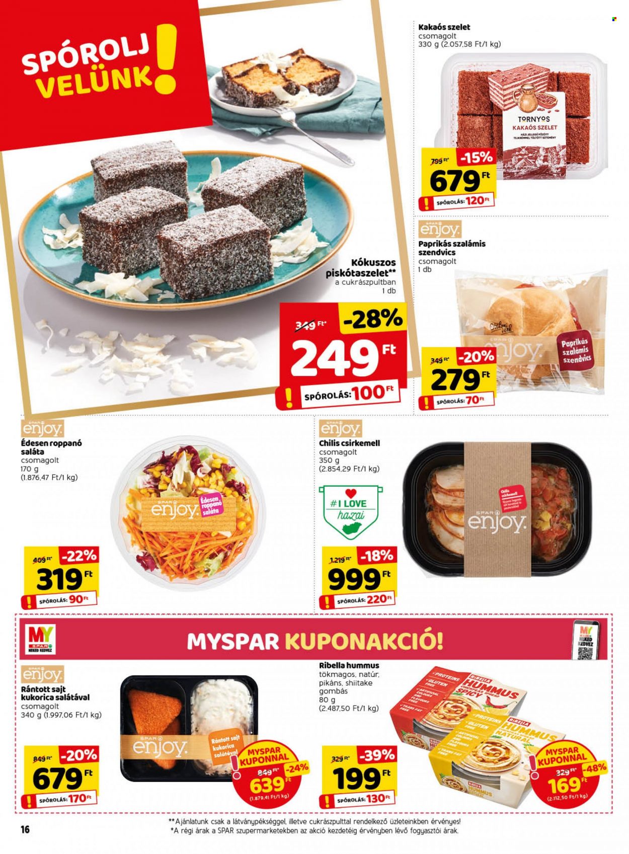 SPAR akciós újságok - 2021.11.11 - 2021.11.17. Oldal 22