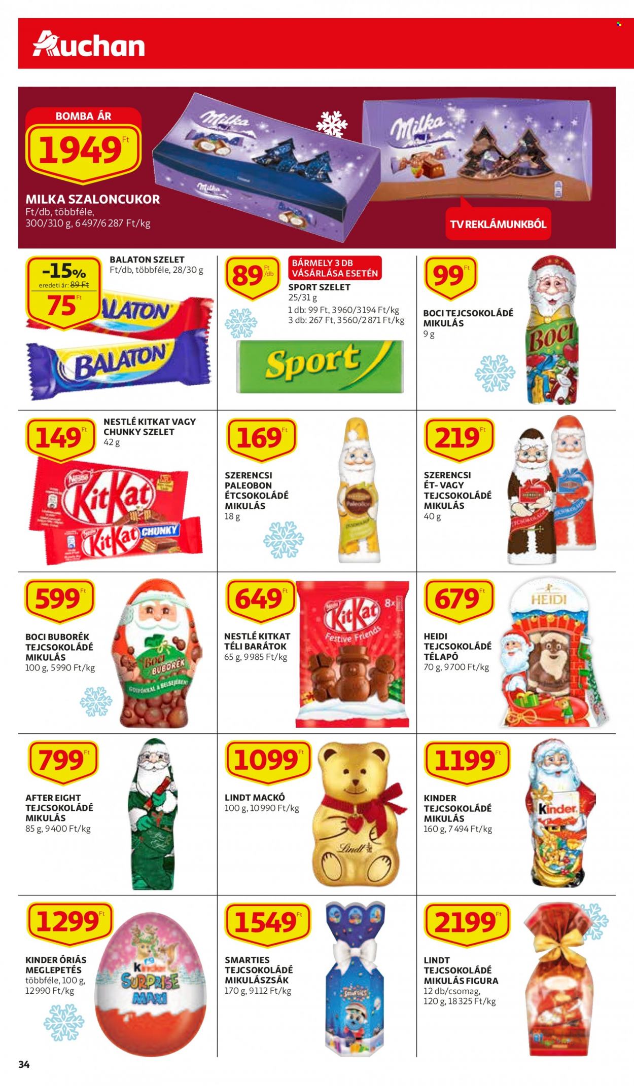 Auchan akciós újságok - 2021.11.11 - 2021.11.17. Oldal 34