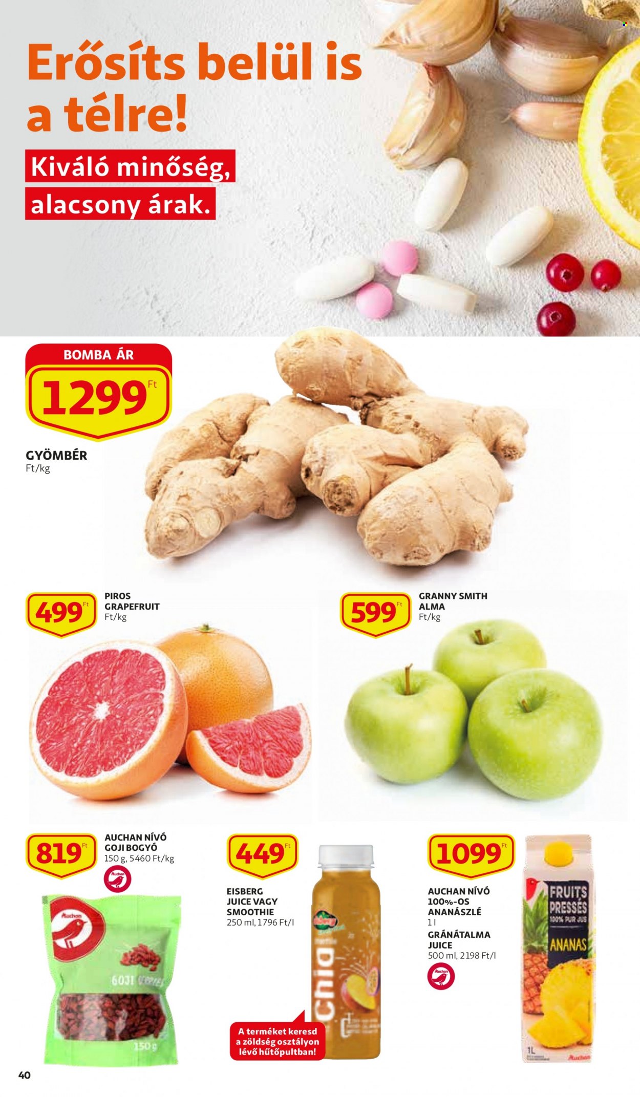 Auchan akciós újságok - 2021.11.11 - 2021.11.17. Oldal 40
