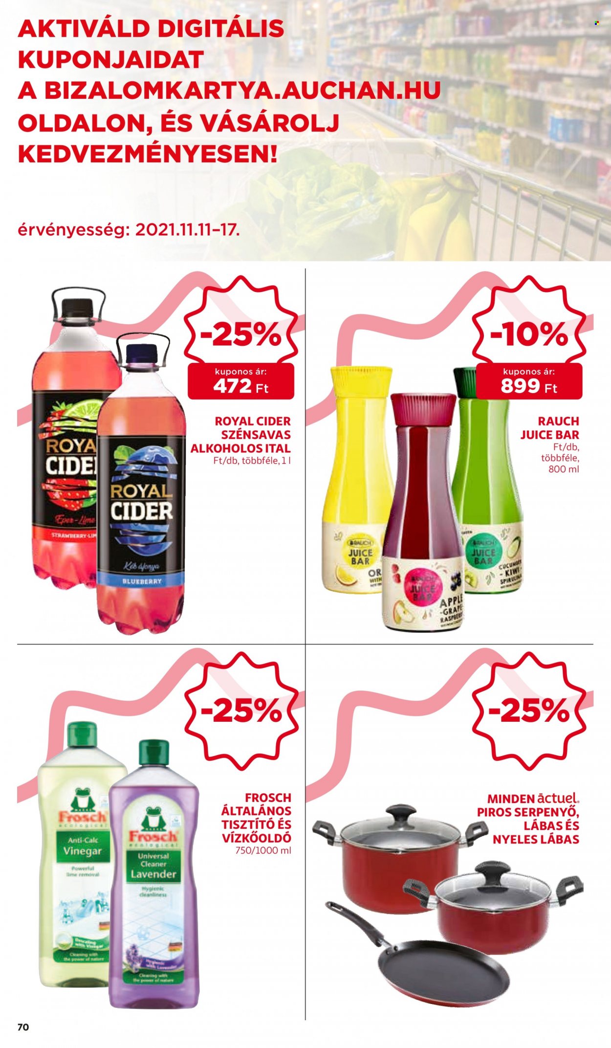Auchan akciós újságok - 2021.11.11 - 2021.11.17. Oldal 70