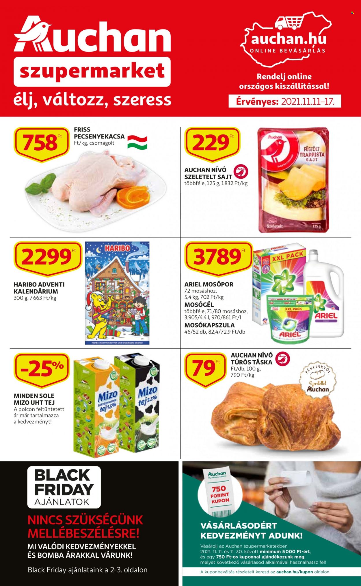 Auchan akciós újságok - 2021.11.11 - 2021.11.17. Oldal 1