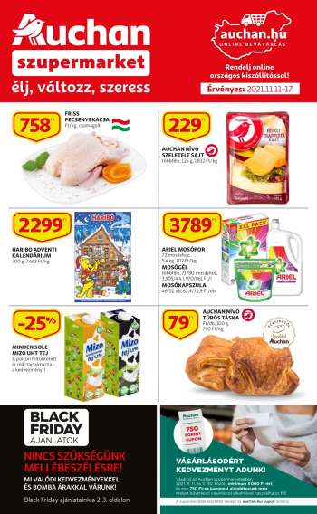 Újság Auchan - 2021.11.11 - 2021.11.17.