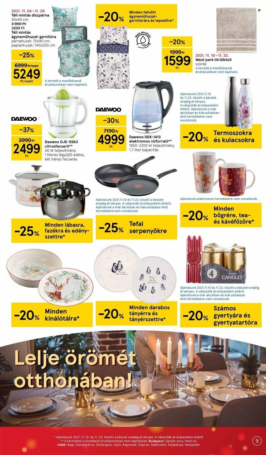 TESCO akciós újságok - 2021.11.11 - 2021.11.17. Oldal 9