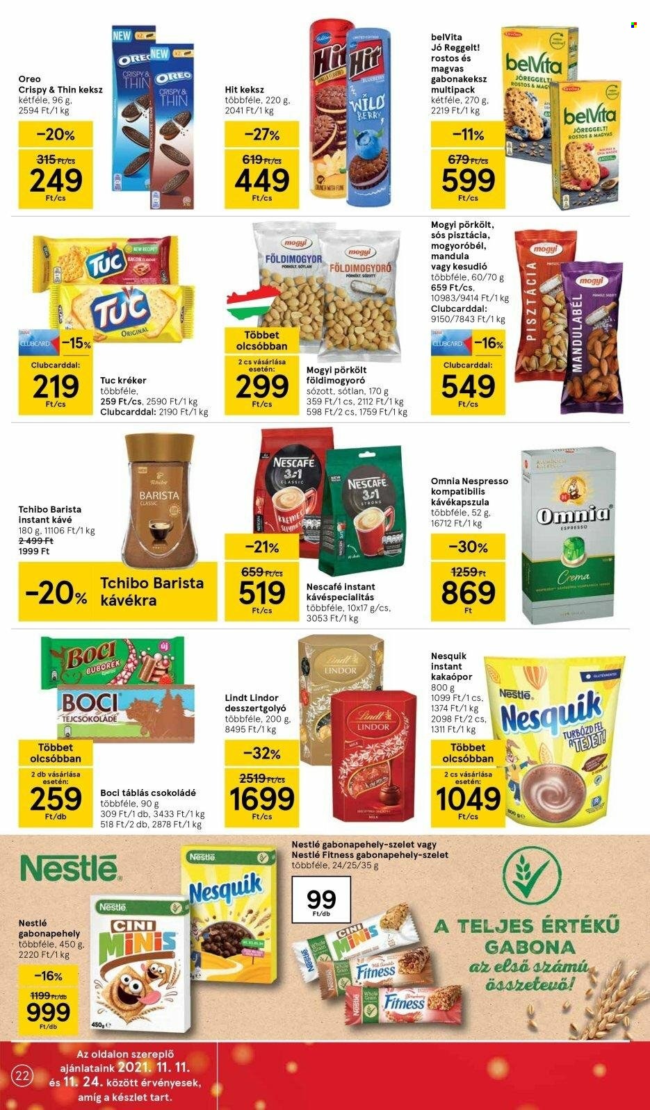 TESCO akciós újságok - 2021.11.11 - 2021.11.17. Oldal 22