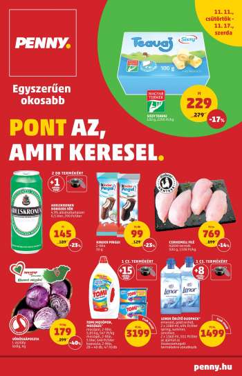 Újság Penny Market - 2021.11.11 - 2021.11.17.