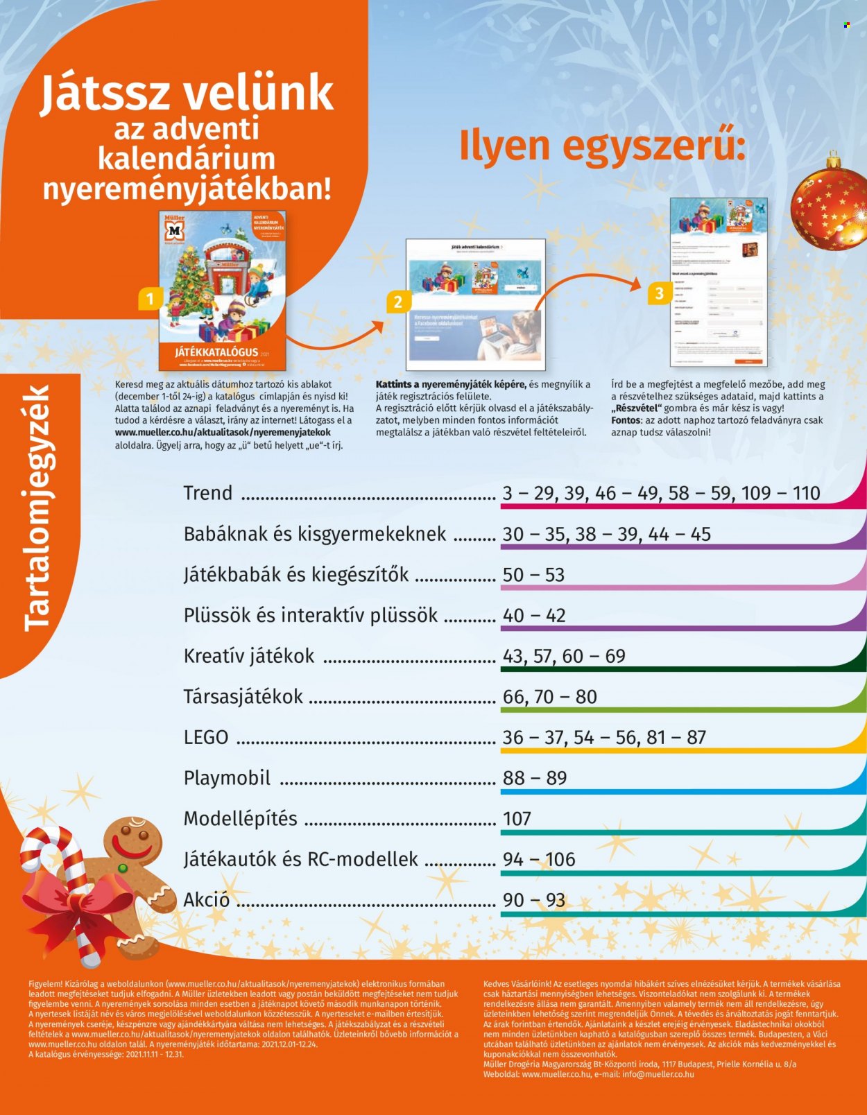 Müller akciós újságok - 2021.11.11 - 2021.12.31. Oldal 2
