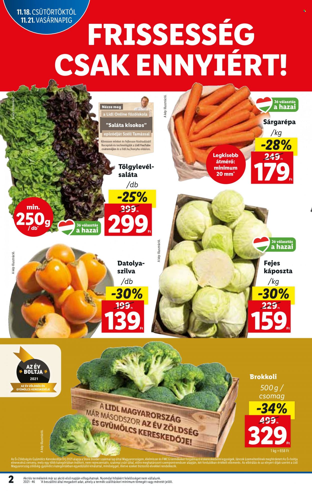 Lidl akciós újságok - 2021.11.18 - 2021.11.24. Oldal 2