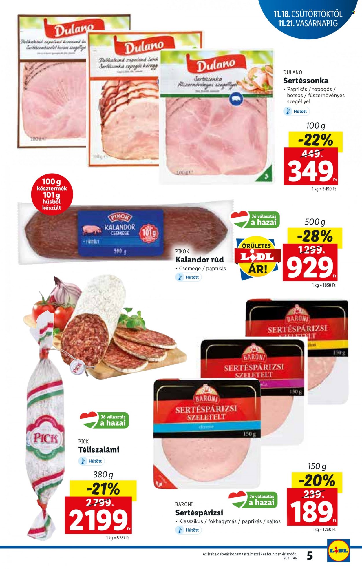 Lidl akciós újságok - 2021.11.18 - 2021.11.24. Oldal 5