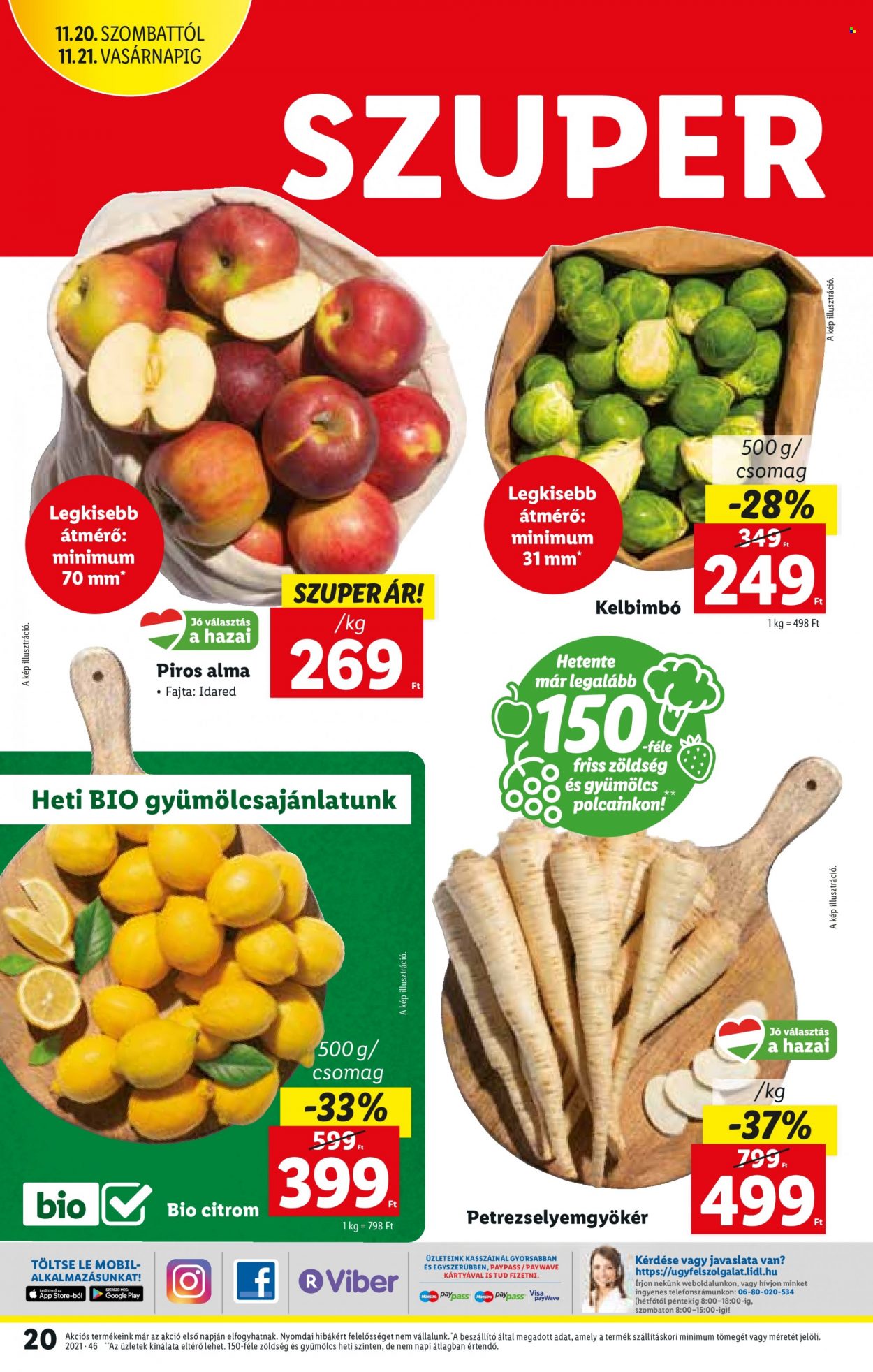Lidl akciós újságok - 2021.11.18 - 2021.11.24. Oldal 20