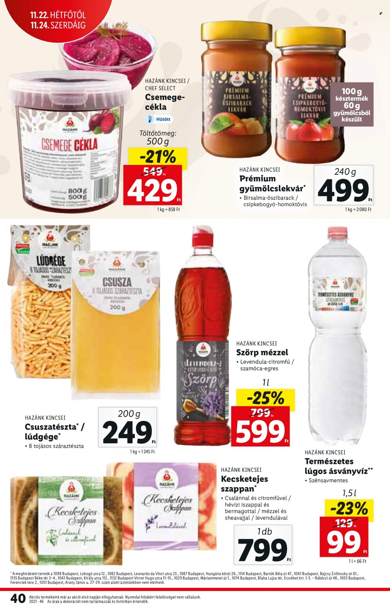 Lidl akciós újságok - 2021.11.18 - 2021.11.24. Oldal 40