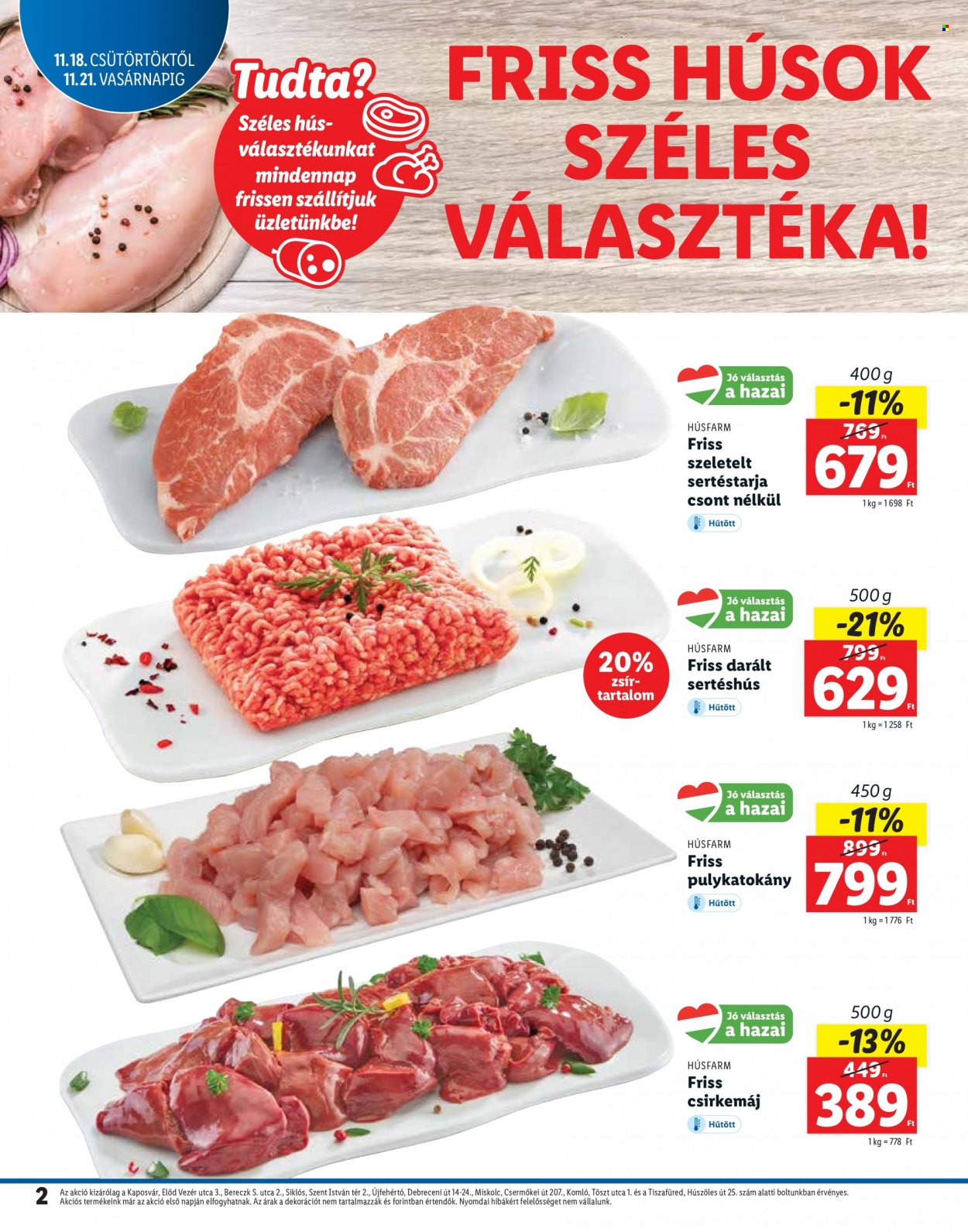 Lidl akciós újságok - 2021.11.18 - 2021.11.21. Oldal 2