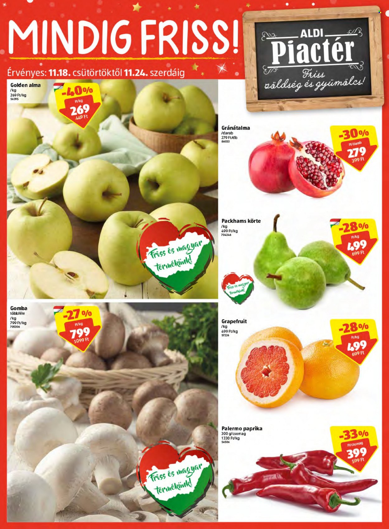 Aldi akciós újságok - 2021.11.18 - 2021.11.24. Oldal 2
