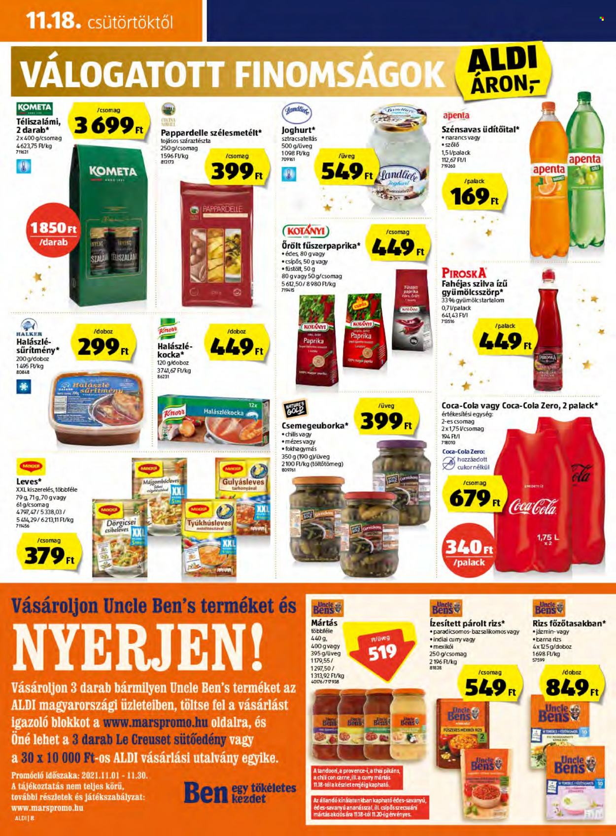 Aldi akciós újságok - 2021.11.18 - 2021.11.24. Oldal 8